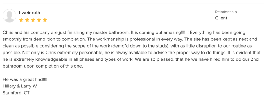 Review on Bathroom Renovation Services